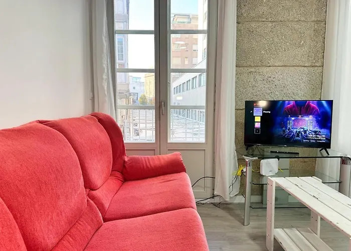 아파트 Puerto Cies - Calle De Ostras Con Terraza 3pax 비고