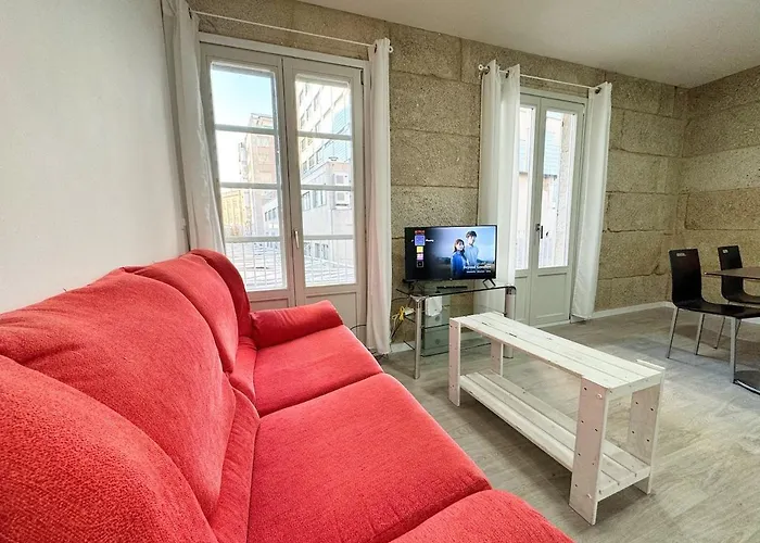 아파트 Puerto Cies - Calle De Ostras Con Terraza 3pax 비고