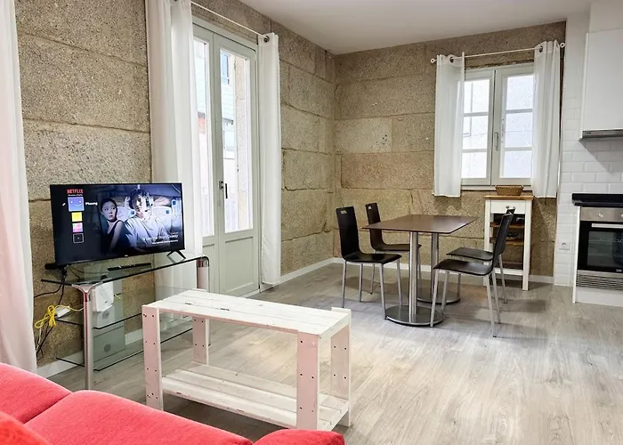 Puerto Cies - Calle De Ostras Con Terraza 3pax Апартаменты Виго