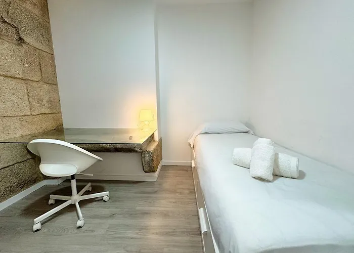 Puerto Cies - Calle De Ostras Con Terraza 3pax Апартаменты Виго