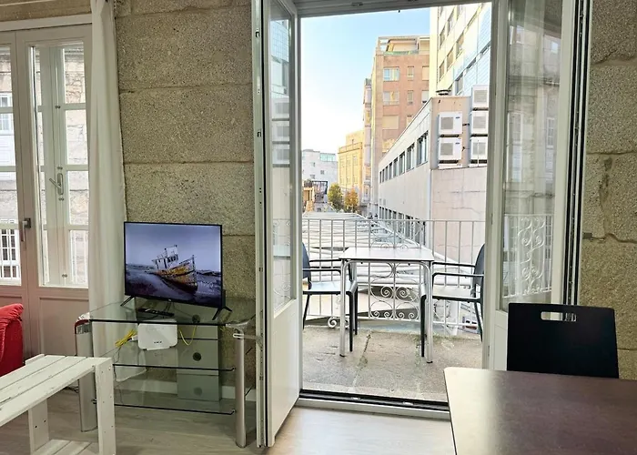 아파트 Puerto Cies - Calle De Ostras Con Terraza 3pax 비고